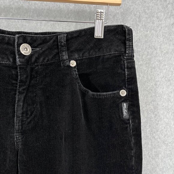 Silver Jeans Womens Corduroy Bootcut Pants Size 31 Black Classic Neutral - Picture 3 of 13